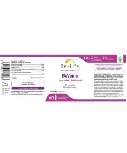 BeVeine + red vine, 60 capsules